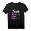 Damen Tante Loading 2020 Werdende Patentante Geschenk T-Shirt – Lustiges Schwangerschafts-Outfit für Schwester & Familie