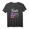 Damen Tante Loading 2020 Werdende Patentante Geschenk T-Shirt – Lustiges Schwangerschafts-Outfit für Schwester & Familie