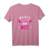 Beste Tante der Welt T-Shirt - Perfektes Geburtstagsgeschenk für Tanten, Patentanten und Familienmitglieder