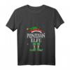 Damen Prinzessin Elfe T-Shirt Weihnachten Familie - Lustiges Weihnachtsoutfit mit V-Ausschnitt für Kinder und Erwachsene