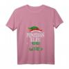 Damen Prinzessin Elfe T-Shirt Weihnachten Familie - Lustiges Weihnachtsoutfit mit V-Ausschnitt für Kinder und Erwachsene