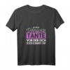 Lustiges Tante T-Shirt mit V-Ausschnitt - Geschenkidee für Taufpaten, Nichten, Neffen, Mama, Papa und Familie zum Geburtstag oder Taufe