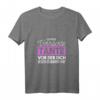 Lustiges Tante T-Shirt mit V-Ausschnitt - Geschenkidee für Taufpaten, Nichten, Neffen, Mama, Papa und Familie zum Geburtstag oder Taufe