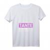 Lustiges Tante T-Shirt mit V-Ausschnitt - Geschenkidee für Taufpaten, Nichten, Neffen, Mama, Papa und Familie zum Geburtstag oder Taufe