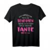 Ich versuche mich zu benehmen Tante T-Shirt - Lustiges Geschenk für Nichten und Neffen mit Spruch