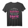 Ich versuche mich zu benehmen Tante T-Shirt - Lustiges Geschenk für Nichten und Neffen mit Spruch
