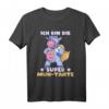 Lustiges Kuh T-Shirt 'Ich bin die Super Muh-Tante' – Perfekt für Tanten, Landwirte & Kuh-Liebhaber, originelles Geschenk