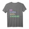 Aunt Woman Bad Influence Tante T-Shirt – Lustiges Geschenk für Tanten zum Geburtstag, Weihnachten & Familienfest