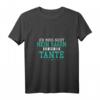 Damen Lustiges Tante T-Shirt mit V-Ausschnitt – Humorvolles Design für die beste Tante, ideales Geschenk für Familie & Freizeit