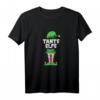 Damen Tante Elfe Partnerlook Familien Outfit Weihnachten T-Shirt - Lustiges Weihnachtsgeschenk für Frauen & Familien