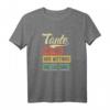 Damen Tante Die Frau Der Mythos Die Legende Geschenk T-Shirt - Lustiges Vintage Motiv für Taufe, Firmung & Geburtstag
