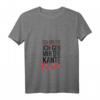 Damen Ich Bin Die Ich Geb Mir Die Kante Tante T-Shirt mit V-Ausschnitt - Lustiges Trink- und Partyoutfit für Frauen bei Familienfesten