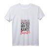 Damen Ich Bin Die Ich Geb Mir Die Kante Tante T-Shirt mit V-Ausschnitt - Lustiges Trink- und Partyoutfit für Frauen bei Familienfesten
