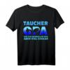 Herren Taucher Opa Großvater Scuba Tauchen T-Shirt – Perfektes Vatertags- und Weihnachtsgeschenk für stolzen Opa