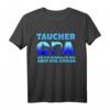Herren Taucher Opa Großvater Scuba Tauchen T-Shirt – Perfektes Vatertags- und Weihnachtsgeschenk für stolzen Opa