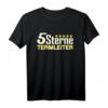 5 Sterne Teamleiter T-Shirt – Witziges Bürogeschenk für Vorgesetzte, Kollegen und als Dankeschön zu Weihnachten oder Geburtstag
