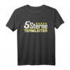 5 Sterne Teamleiter T-Shirt – Witziges Bürogeschenk für Vorgesetzte, Kollegen und als Dankeschön zu Weihnachten oder Geburtstag