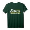 5 Sterne Teamleiter T-Shirt – Witziges Bürogeschenk für Vorgesetzte, Kollegen und als Dankeschön zu Weihnachten oder Geburtstag