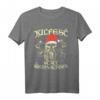 Julfest Statt Weihnachten Wikinger & Odin T-Shirt - Nordische Mythologie Festival Outfit mit Totenkopf & Weihnachtsmann-Mütze