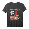Kinder ich bin 8 Geburtstag Feuerwehr Einsatzleiter T-Shirt - Lustiges Geschenk für Feuerwehrfans zum 8. Geburtstag, perfekt für Party und Feier