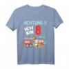 Kinder ich bin 8 Geburtstag Feuerwehr Einsatzleiter T-Shirt - Lustiges Geschenk für Feuerwehrfans zum 8. Geburtstag, perfekt für Party und Feier