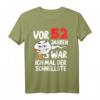 Witziges Herren T-Shirt zum 52. Geburtstag – Vor 52 Jahren war ich mal der Schnellste, Perfekt für Party & Geschenk für Männer, Papa, Ehemann, Opa