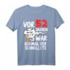 Witziges Herren T-Shirt zum 52. Geburtstag – Vor 52 Jahren war ich mal der Schnellste, Perfekt für Party & Geschenk für Männer, Papa, Ehemann, Opa