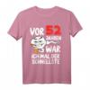 Witziges Herren T-Shirt zum 52. Geburtstag – Vor 52 Jahren war ich mal der Schnellste, Perfekt für Party & Geschenk für Männer, Papa, Ehemann, Opa