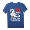 Witziges Herren T-Shirt zum 52. Geburtstag – Vor 52 Jahren war ich mal der Schnellste, Perfekt für Party & Geschenk für Männer, Papa, Ehemann, Opa