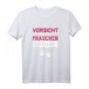 Vorsicht Vor Dem Frauchen Der Hund Ist Harmlos - Lustiges Hundespruch T-Shirt für Hundeliebhaberinnen, perfekte Geschenkidee zu Geburtstag & Weihnachten