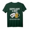 Doppelkopf und Bier deshalb bin ich hier T-Shirt – Lustiges Kartenspiel Shirt für Doppelkopf-Fans und Rentner zum Geburtstag, Weihnachten oder Turnier