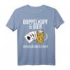 Doppelkopf und Bier deshalb bin ich hier T-Shirt – Lustiges Kartenspiel Shirt für Doppelkopf-Fans und Rentner zum Geburtstag, Weihnachten oder Turnier