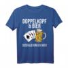 Doppelkopf und Bier deshalb bin ich hier T-Shirt – Lustiges Kartenspiel Shirt für Doppelkopf-Fans und Rentner zum Geburtstag, Weihnachten oder Turnier