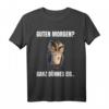 Guten Morgen? Ganz Dünnes Eis Kaffee Spruch Eulen T-Shirt - Lustiges Motiv für Morgenmuffel, Frühaufsteher & Geschenkideen für Familie & Freunde