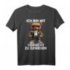 Ich Bin Mit Vorsicht zu Genießen Lustiges Teddy Spruch T-Shirt – Humorvolles Geschenk für Teddybär Liebhaber, Papas & Mamas