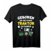 Kinder T-Shirt 'Geboren um mit Papa Traktor zu fahren' – Perfektes Geschenk für kleine Landwirte und Bauernhof-Fans