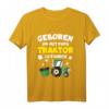 Kinder T-Shirt 'Geboren um mit Papa Traktor zu fahren' – Perfektes Geschenk für kleine Landwirte und Bauernhof-Fans