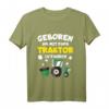 Kinder T-Shirt 'Geboren um mit Papa Traktor zu fahren' – Perfektes Geschenk für kleine Landwirte und Bauernhof-Fans