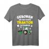 Kinder T-Shirt 'Geboren um mit Papa Traktor zu fahren' – Perfektes Geschenk für kleine Landwirte und Bauernhof-Fans
