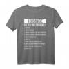 Lustiges Moped Spruch T-Shirt - 10 Dinge die ich im Leben will | Geschenk für Mopedfahrer, Biker & Scooter Fans