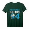 Kinder Ninja 4. Geburtstag - Achtung Ich bin Vier T-Shirt, lustiges Geschenk für Geburtstagskinder, Ninja Fans & Kinderparty