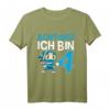 Kinder Ninja 4. Geburtstag - Achtung Ich bin Vier T-Shirt, lustiges Geschenk für Geburtstagskinder, Ninja Fans & Kinderparty