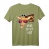 Coole Giraffe Mit Sonnenbrille - Lustiges Tier Motiv Geschenk T-Shirt für Zoo- und Tierliebhaber, Urlaubs- und Sommerdesign