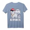 Cooles Alpaka mit Mütze und Brille - Lustiges Tier-T-Shirt für Kinder, Jugendliche & Hipster mit Lama-Hut Motiv