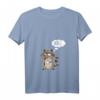 Damen Cooler Waschbär Statement T-Shirt mit Nöö Spruch - Tier Raccoon V-Ausschnitt, ideales Geschenk für Geburtstag & Weihnachten