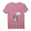 Damen Cooler Waschbär Statement T-Shirt mit Nöö Spruch - Tier Raccoon V-Ausschnitt, ideales Geschenk für Geburtstag & Weihnachten