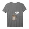 Damen Cooler Waschbär Statement T-Shirt mit Nöö Spruch - Tier Raccoon V-Ausschnitt, ideales Geschenk für Geburtstag & Weihnachten