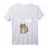 Damen Cooler Waschbär Statement T-Shirt mit Nöö Spruch - Tier Raccoon V-Ausschnitt, ideales Geschenk für Geburtstag & Weihnachten