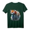 Roter Panda Kunst Motiv Tier T-Shirt – Perfektes Geschenk für Tierliebhaber und Freunde