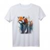Roter Panda Kunst Motiv Tier T-Shirt – Perfektes Geschenk für Tierliebhaber und Freunde